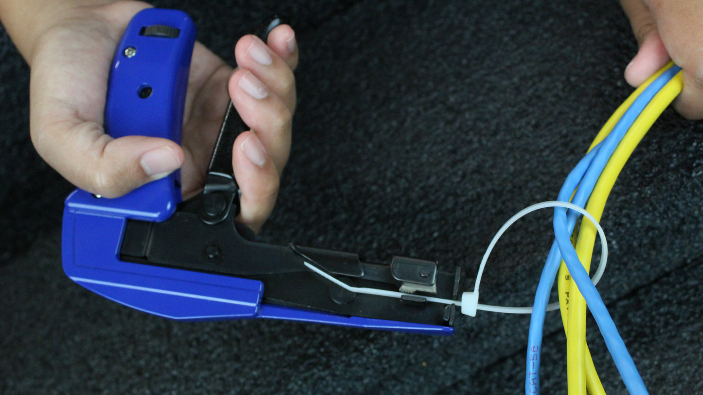 DataShark PA70076 Cable Tie Gun | Zip Tie Designed for Cable Ties up to 1/4" Wide